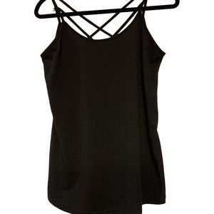 Black Strappy Back Cami